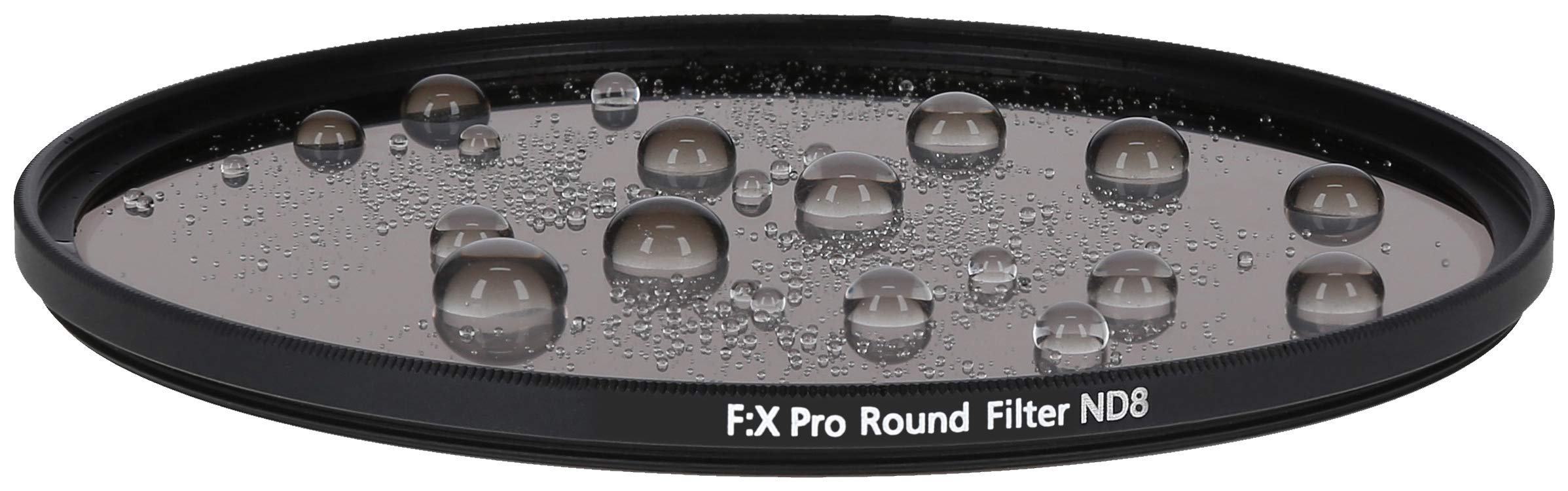 Rollei Extremium Round Filter ND8 Stopper 58 mm - Filtro de densidad neutra con anillo de titanio de vidrio Gorilla con revestimiento especial - ND8 (3 paradas / 0,9)