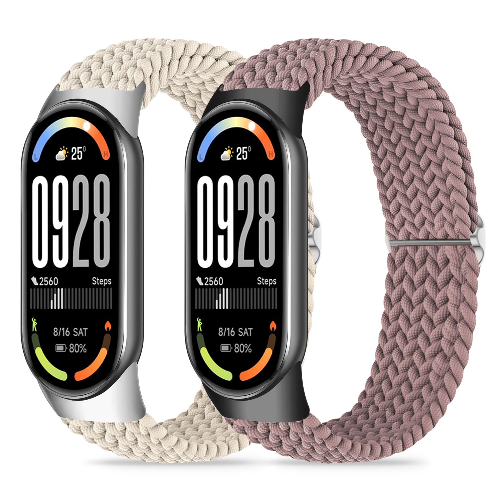 Wizvv 5 Pack 20mm Nylon Armband Kompatibel mit Amazfit Activ