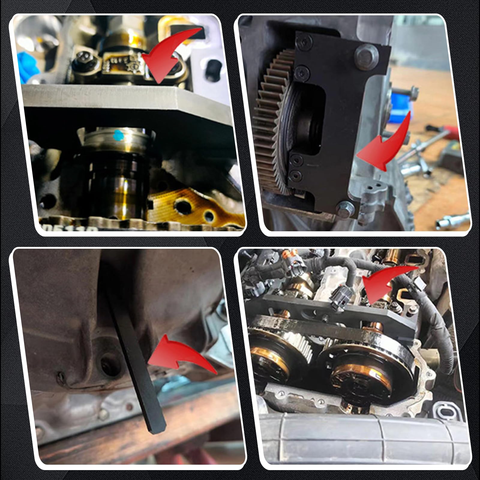 Set di Strumenti per la Messa in Fase del Motore | set di strumenti per la messa in fase del motore Compatibile con P-eugeot C-itroen, strumento per la regolazione del motore