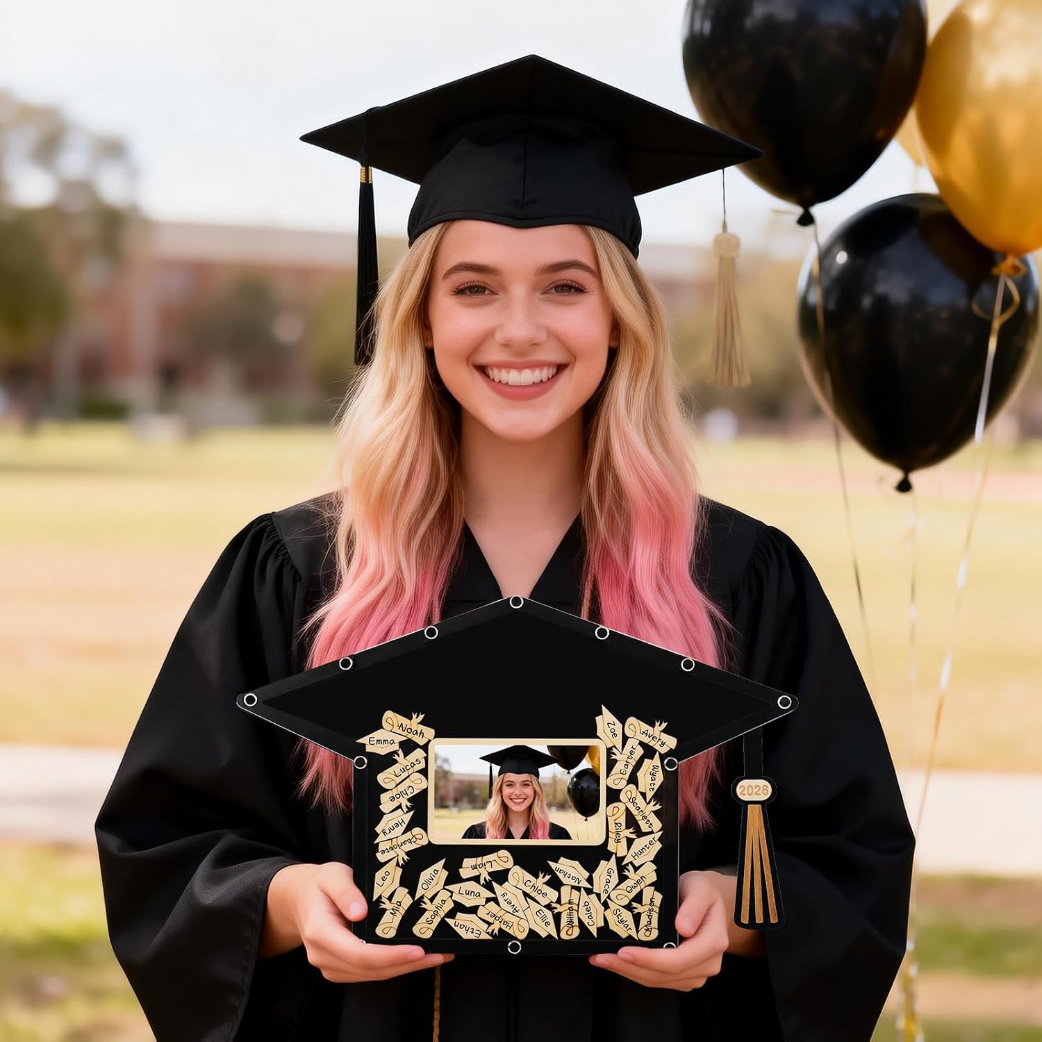 FORBFAN Graduation Guest Book Alternative, Graduation Class of 2026 Decorations, Guest Sign in Book for Graduation Party