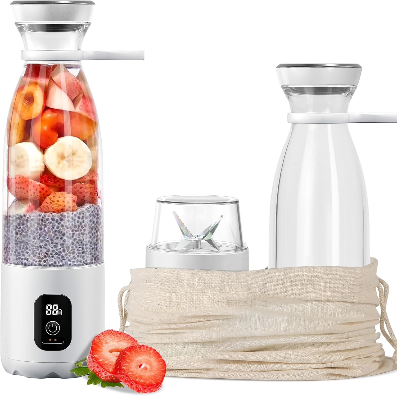 Leegoal Portable Blender, 300W Personal Blender for Shakes