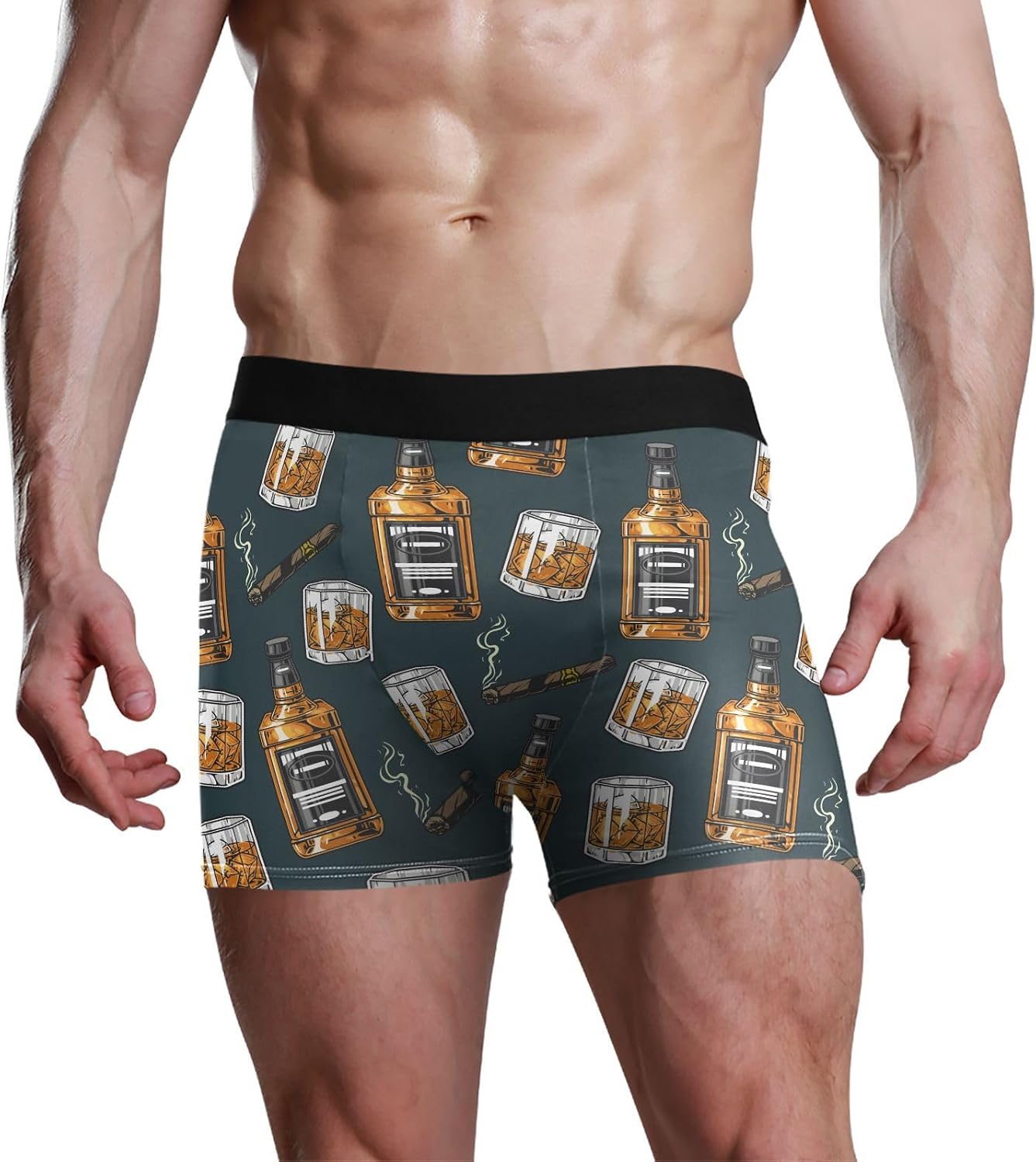Men's Underwear Briefs Ramen Noodle Ingredient Men's Boxer Briefs,Trunks Underwear for Men S-XXL