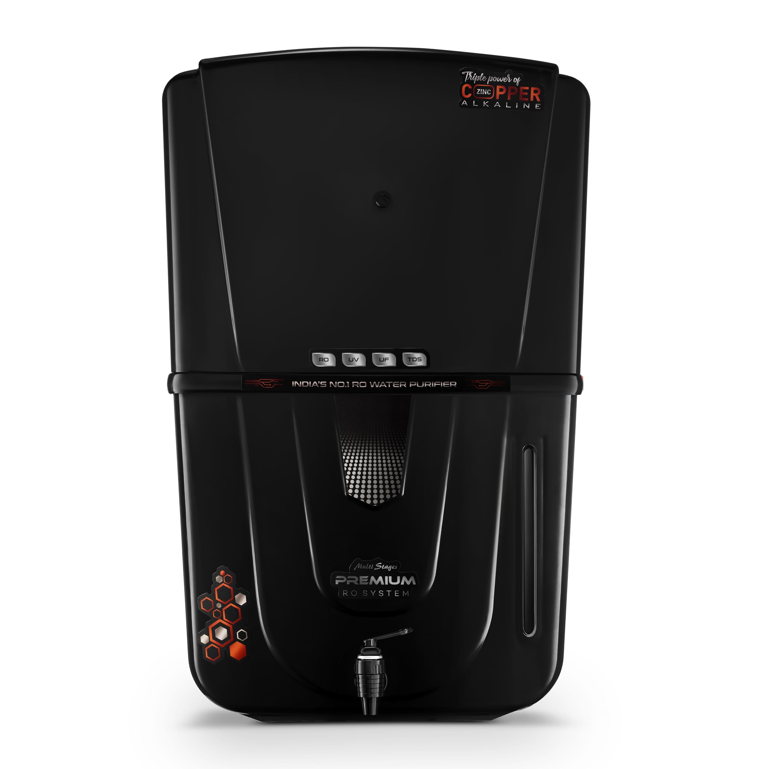 ROYAL AQUAFRESH Smoke Audi 18 L RO Water Purifier | RO + UV + CU Guard + Alkaline Enhancer | Mineral Enriched Drinking Water | BIS Certified (IS 16240:2023) | 2 Years Unconditional Warranty-image-5
