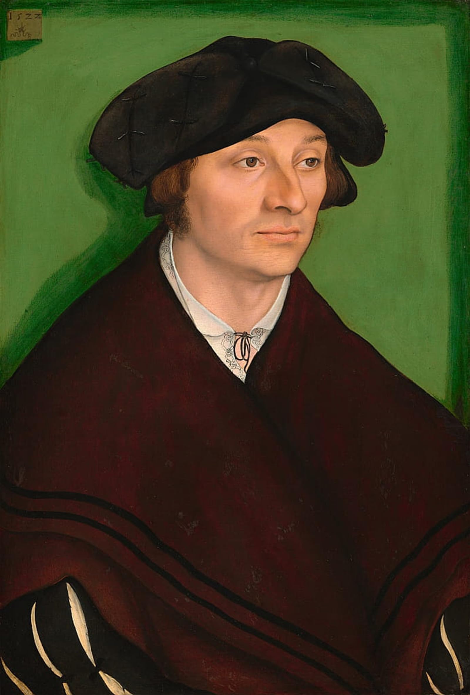 ARTXLXXBN Famous Prints Artwork Pictures Poster Painting Art Portrait of a Man by Lucas Cranach the Elder Artwork Landscape Pictures for Home Decor 60x90cm