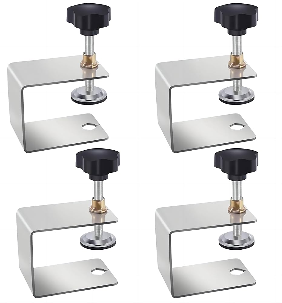 Amazon | Lemfema コの字 ブラケットクランプ 4個セット 開口部