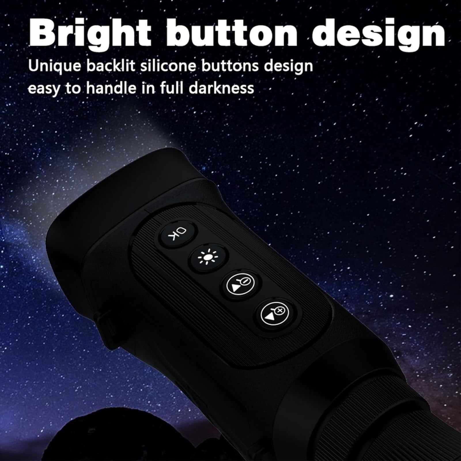 Camara Termica, Visor Nocturno, Telescopio portátil, Termico Monocular, 410m Rango de Detección, Camara Termografica Zoom, para Caza y Observación de Fauna 1 Tarjeta de Almacenamiento de 32 GB