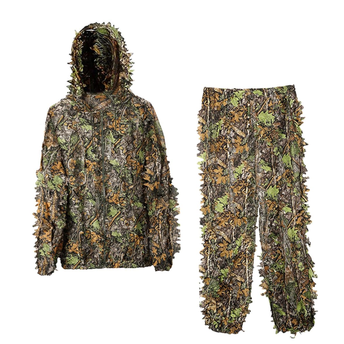 Actualización de Ghillie Traje al Aire Libre 3D Ligero liviano Ligero de Camuflaje de Camuflaje Jungle.