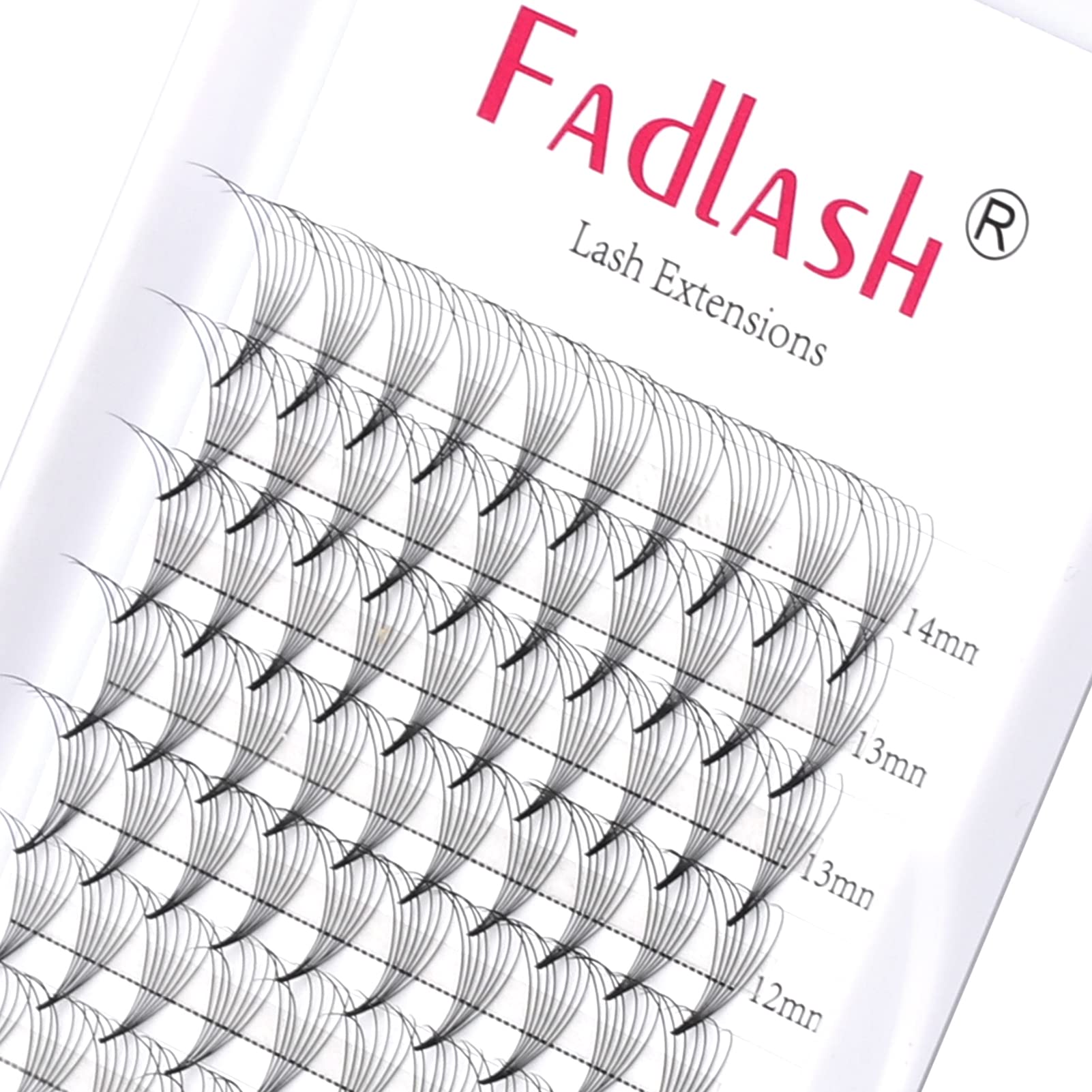 Volumen Ruso 10D 0.07mm C Curl 15mm Prefabricados Extensiones de Pestañas Volume Lashes Extension Ruso Pestañas — view 193