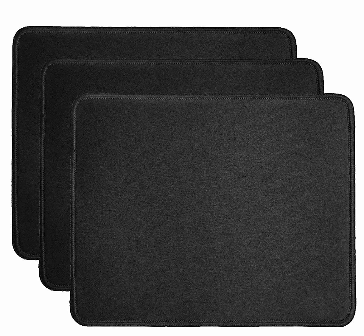 Aillvend 3 Pack mini basic mouse mat 210x260x3mm for office, home
