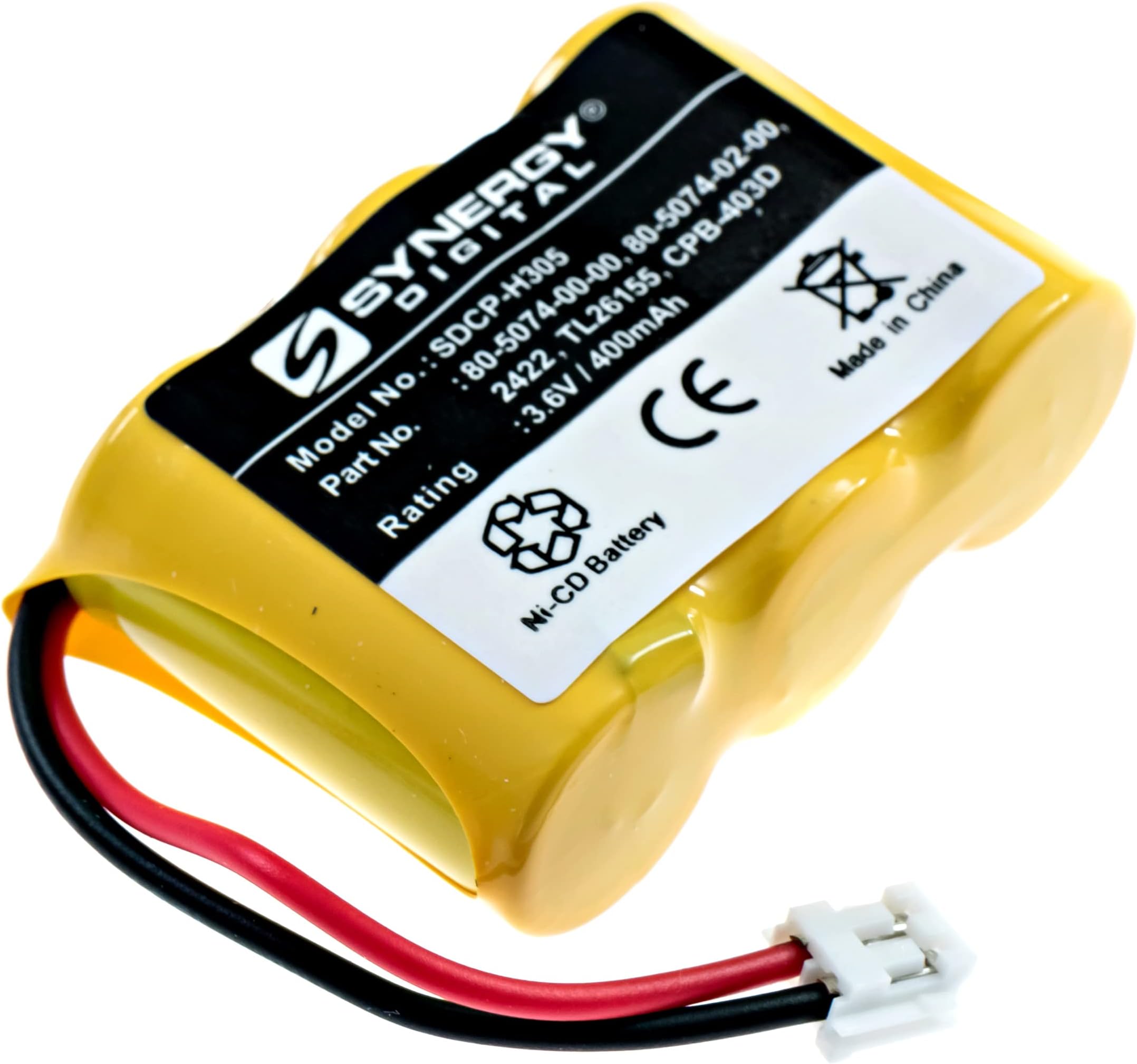 Synergy Digital Cordless Phone Battery, Compatible with