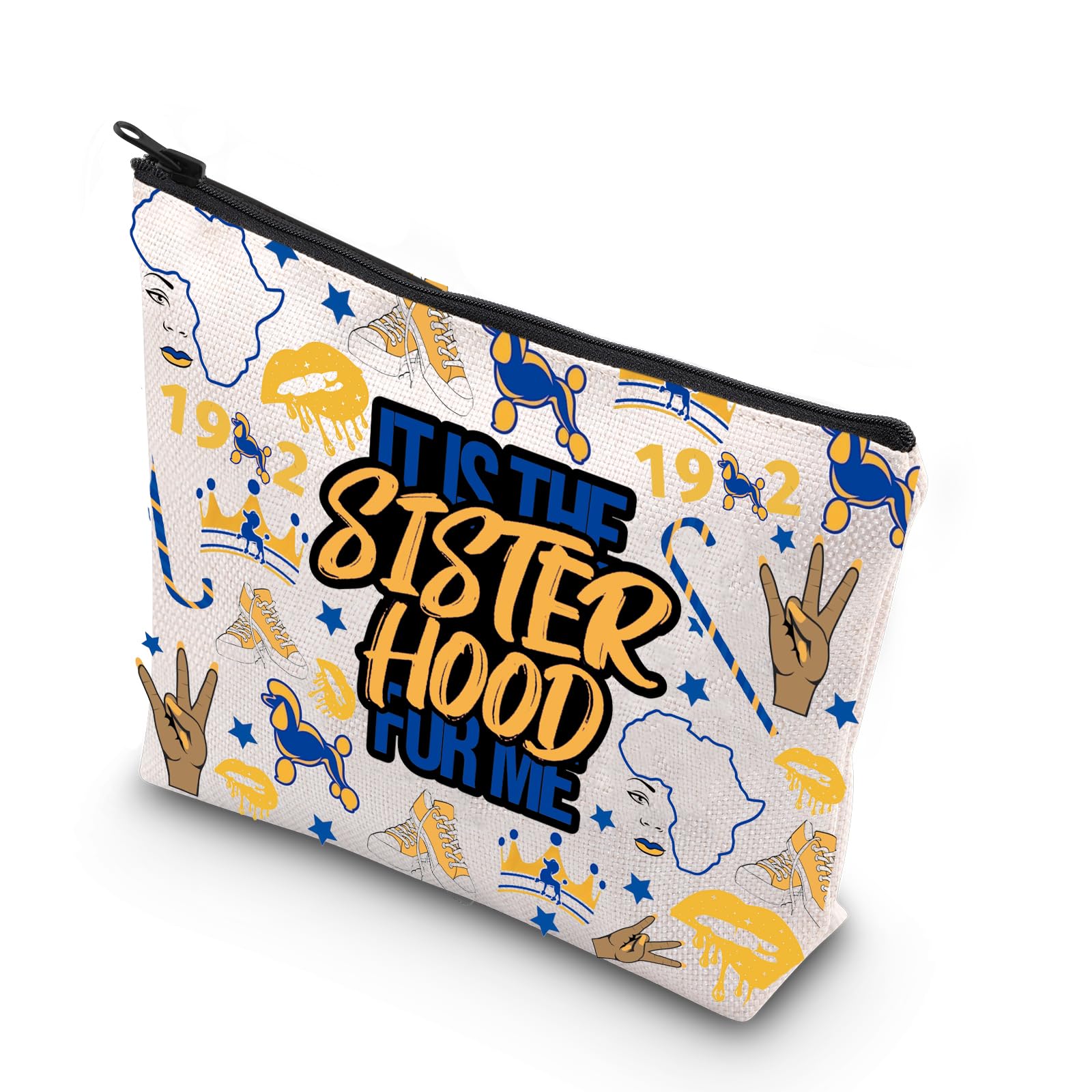 WCGXKO Sorority Gifts Sorority Makeup Bag