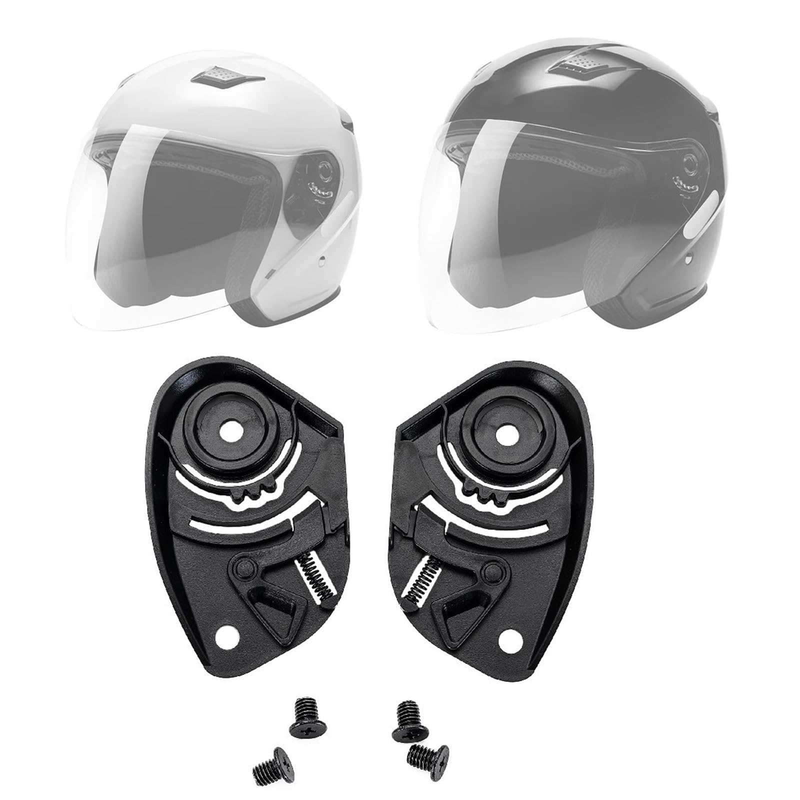 Nanbabe Professional Helmets Bottom Base Adapter Stabilizers Mounting Attachment for T-526 Enhanced Stability Impacts Resistance