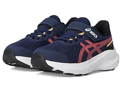ASICS Kids GT-1000 13 Pre-School (Toddler/Little Kid) Kids Shoes Midnight/Flash Red : 2 Little Kid M, Textile