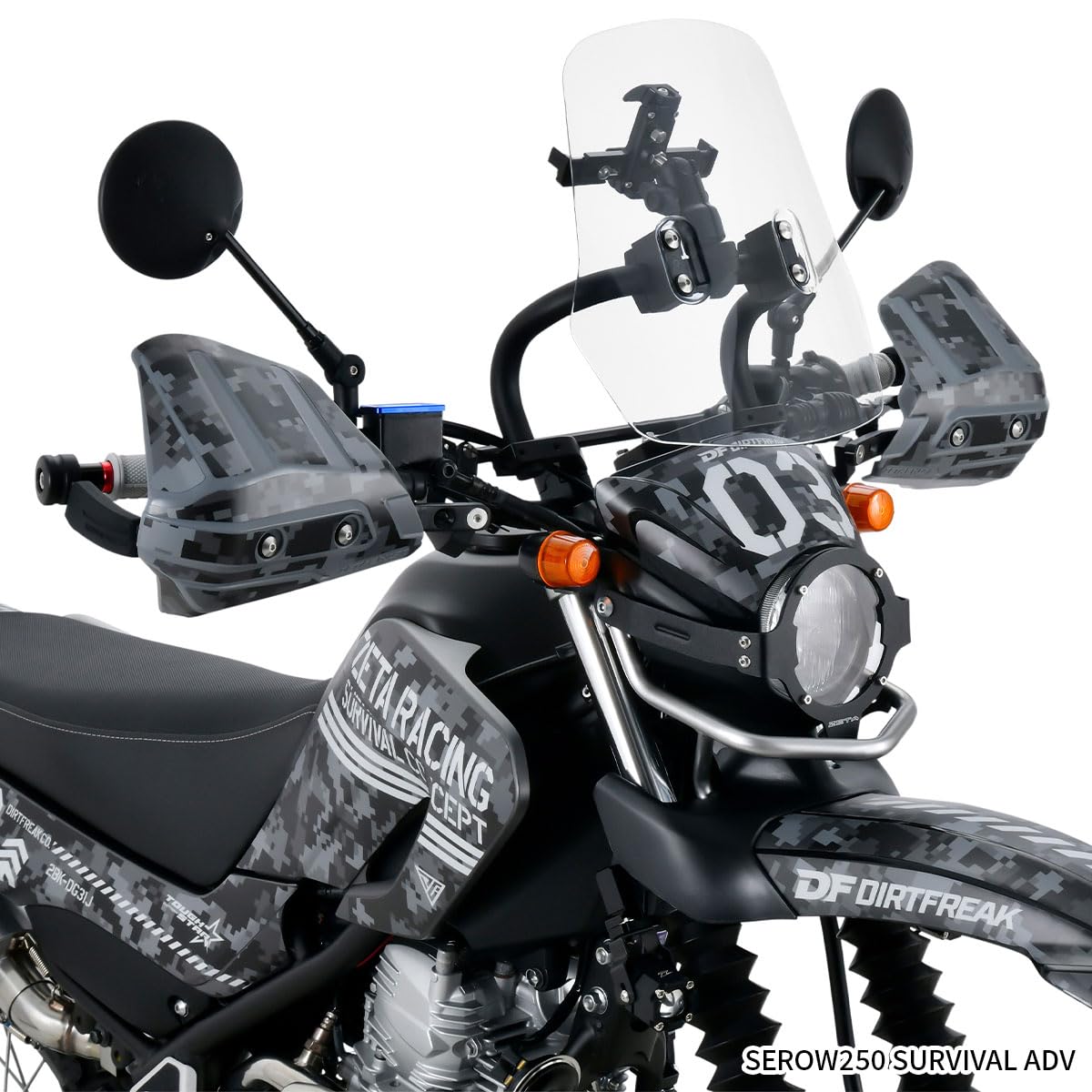 Amazon | ジータレーシング(ZETA RACING) SEROW250 '05-20 XTZ125 '13