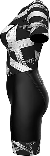 Miniatura 3 de Sparx Aero Triatlón Traje Mujer Manga Corta Tri Traje Mujer Correr Natación Ciclismo Skinsuit