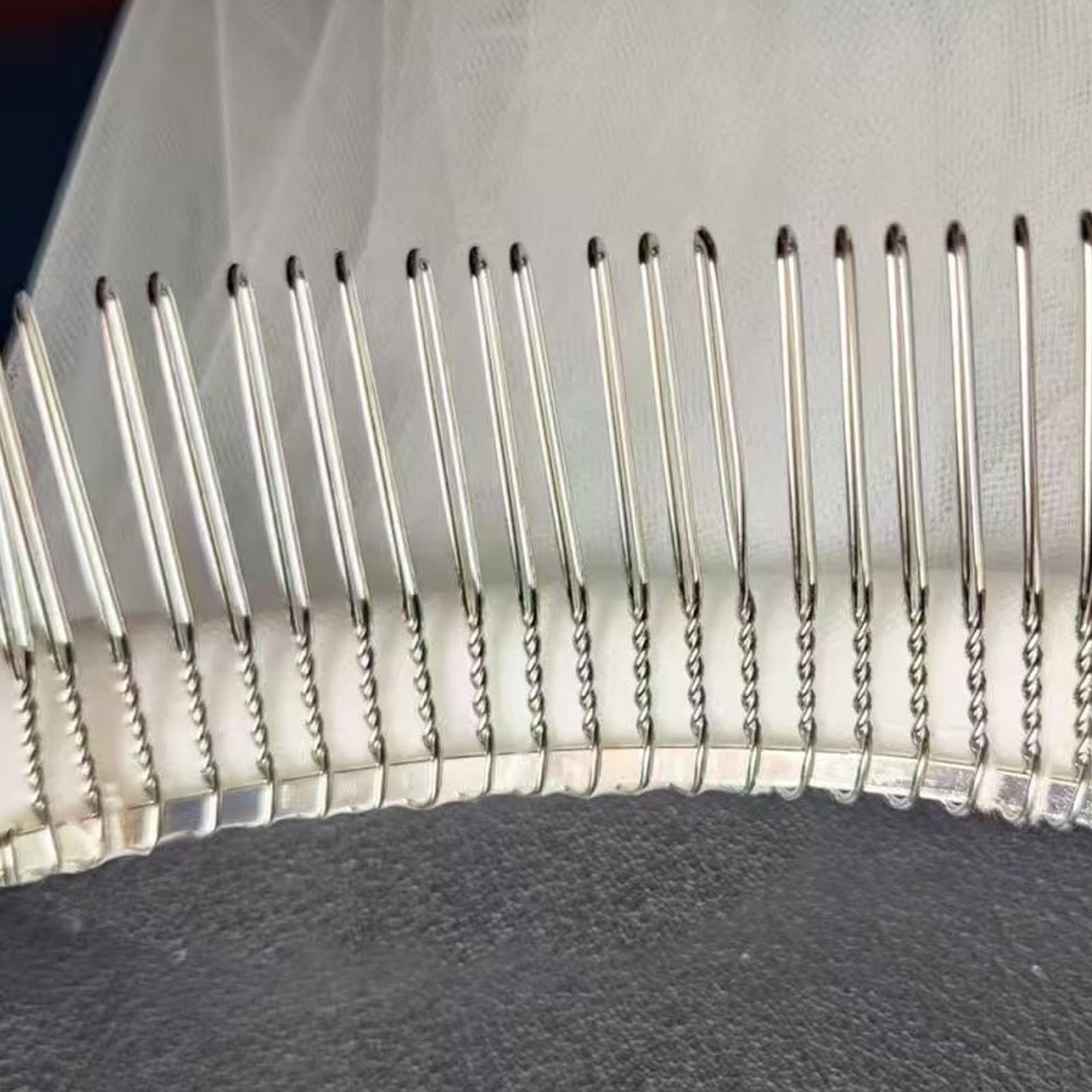 Velo da Sposa Lussuoso, Velo da Sposa in Pizzo Extra Lungo, Largo 300 Cm, Stile Chiesa, Colore Avorio, con Pettinino per Capelli, Adatto A Spose E Ragazze(400x300cm)