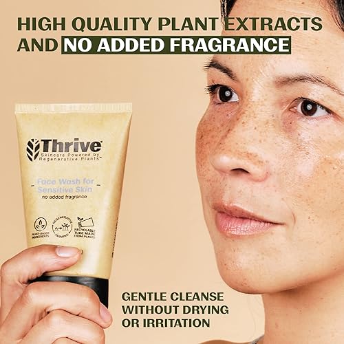 Miniatura 2 de Thrive Natural Face Wash para hombres  Limpiador facial diario para hombres con ingredientes naturales prémium únicos para el cuidado de la piel de