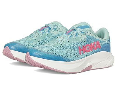 Hoka Kids Rincon 4 (Big Kid) Kids Shoes Jadeite/Alpine Blue : 6 Big Kid M, Textile