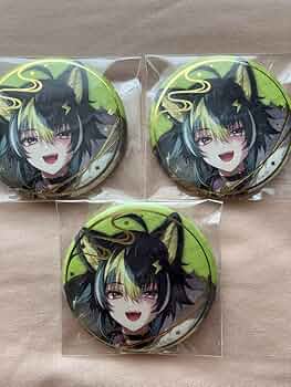 Amazon | にじさん 妖怪万化 缶バッジ 伊波ライ | バッジ | おもちゃ