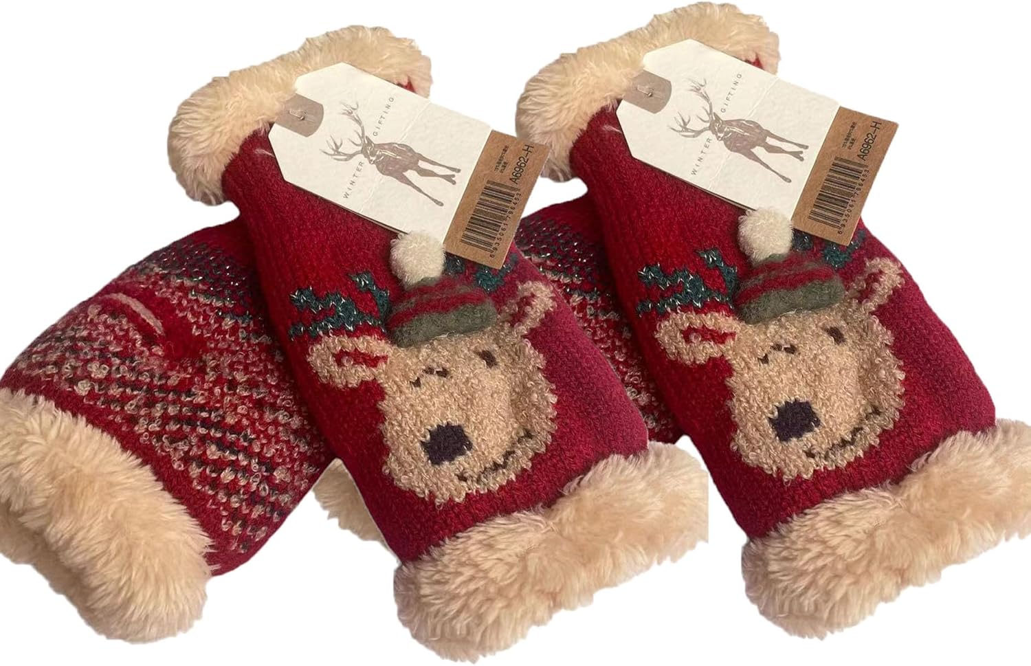Christmas Gloves – Winter Gloves, Mittens Knitted Warm Gloves Warmth and Holiday Cheer, Festive Christmas Gloves Christmas Gloves – Winter Gloves, Mittens Knitted Warm Gloves Warmth and Holiday Cheer, Festive Christmas Gloves