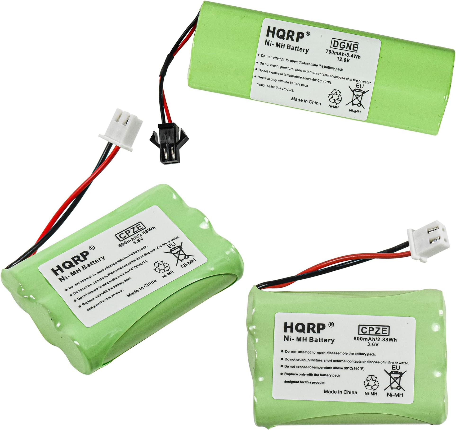 HQRP Battery Kit Compatible with Tritronics 1064000 DC12