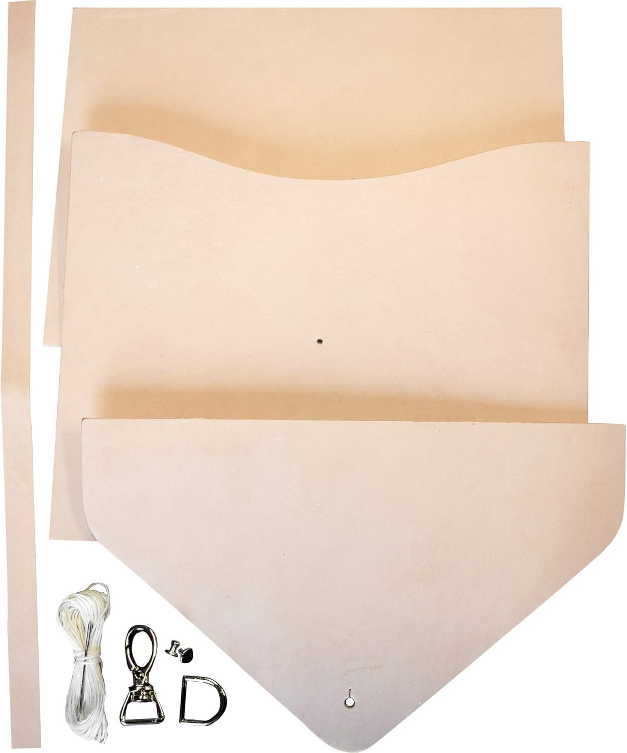 Realeather DIY Envelope Clutch Purse Kit, Natural