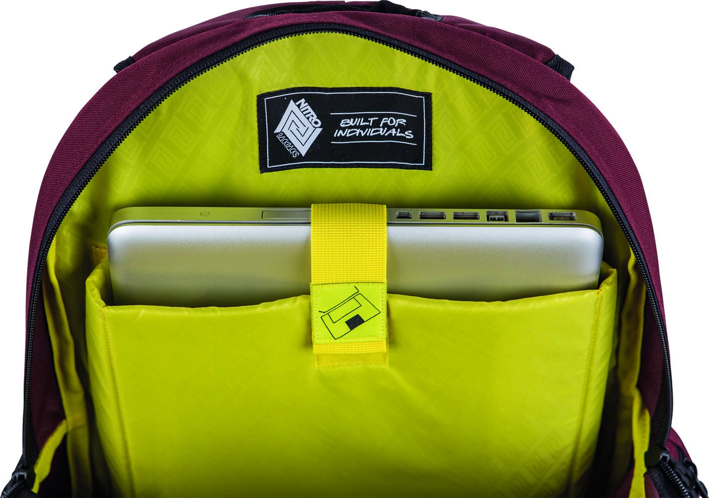 Nitro Snowboards Hero, Mochila tipo casual 37 litros, 52 cm, Chili