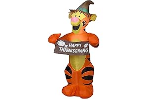 Disney Halloween Blow Up 3.5' Airblown Inflatable Harvest Tigger