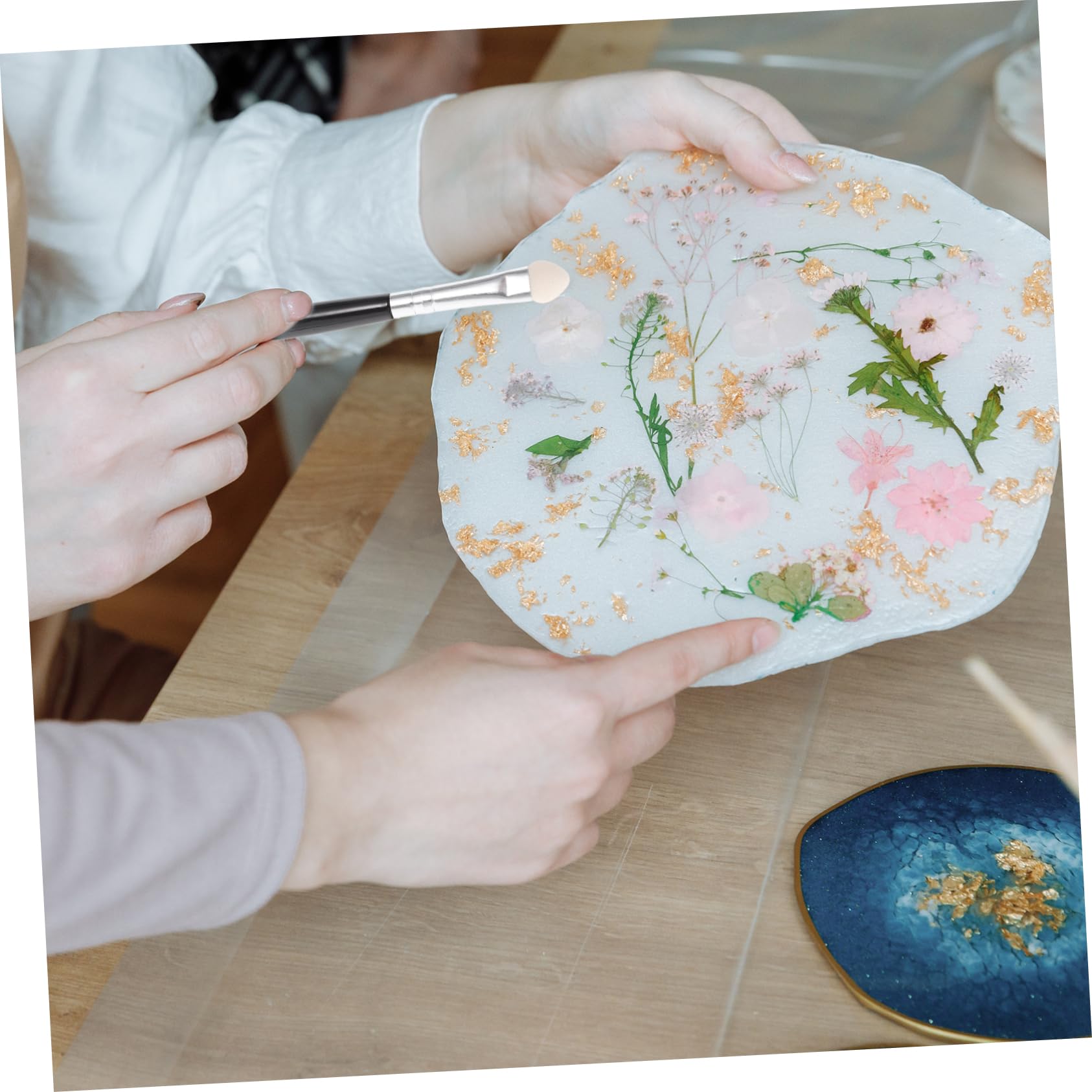 Operitacx 240stücke Teiliges Schwamm-Pinsel Für Malerei Vielseitige Schwamm-applikatoren Für Kreative Kunstprojekte Für Pastell Und Aquarelltechniken