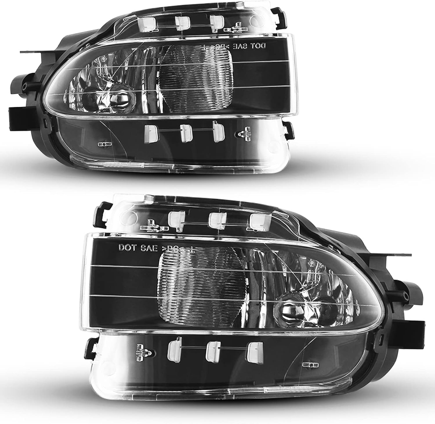 Fog Lights Lamps Assembly compatible for Lexus GS 300/350/430/450H/460 2006 2007 2008 2009 2010 2011 Driver Passenger Replacement