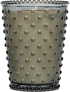 Simpatico No. 17 Fern Hobnail Candle, Crisp Mayapple with Fresh Moss & White Cedar, Pressed Hobnail Glass Jar, 100-Hour Burn Time, Scented Candles for Home, 16 oz