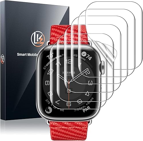 Miniatura 8 de LK Paquete de 6 protectores de pantalla para Apple Watch Ultra 2 de 1.929 in  Apple Watch Ultra herramienta de instalación incluida sensible al
