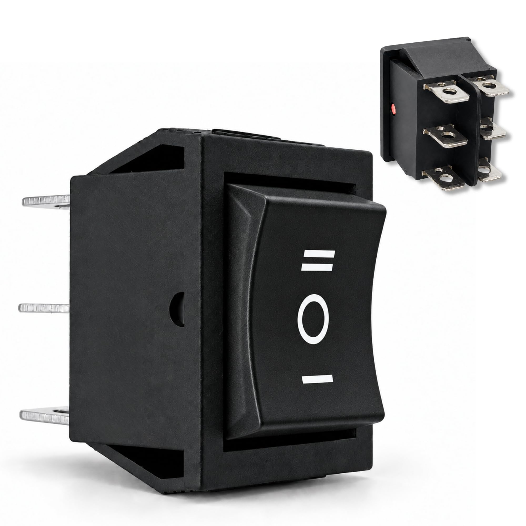 Interruptor Basculante DPDT ON/OFF/ON 6 pin, 1 Unidad - imagen 1