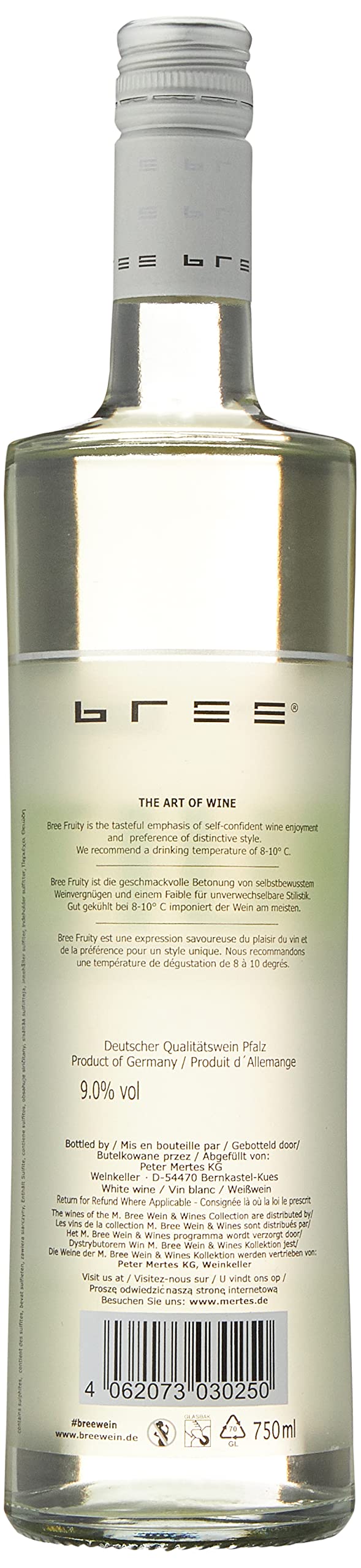 BREE Fruity Weiß süß und fruchtig (6 x 0,75l)