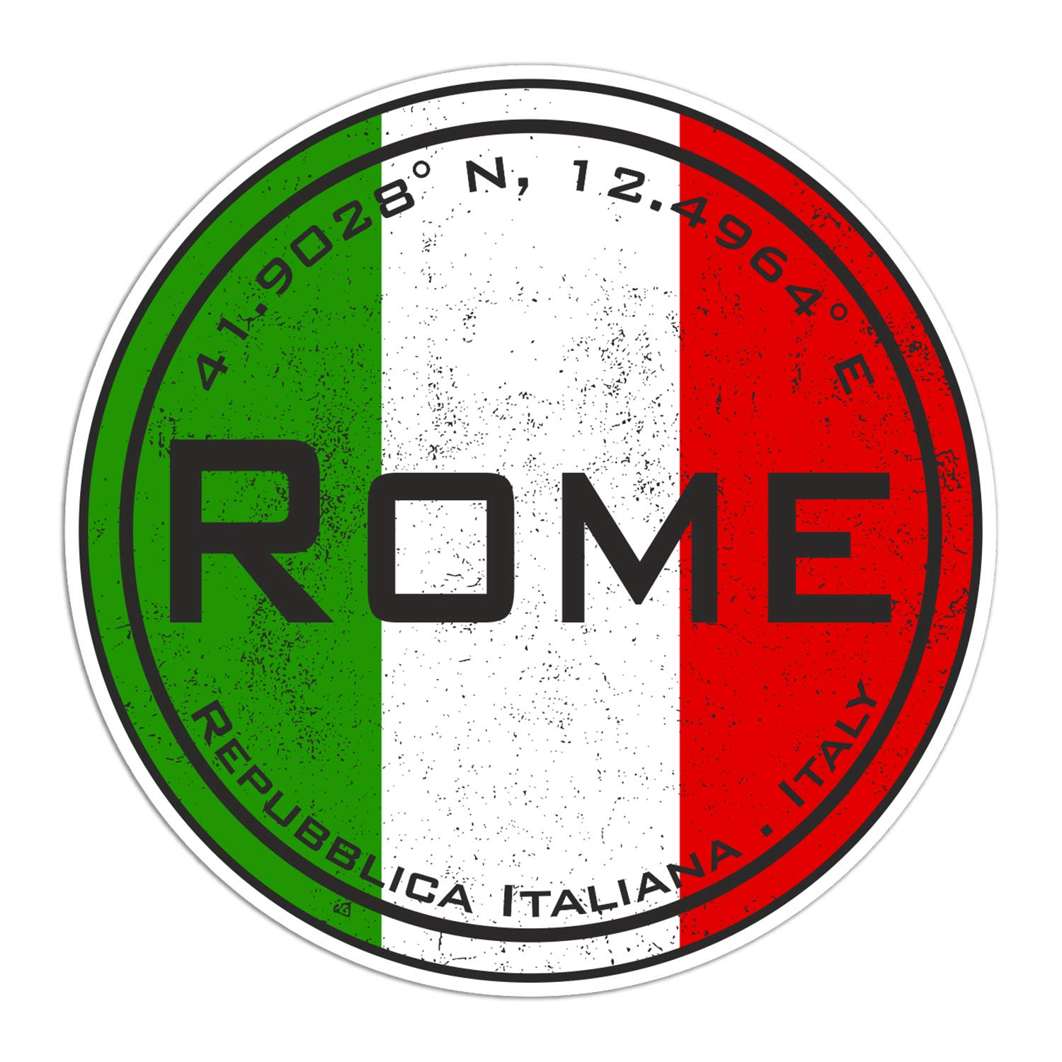 2 x 10cm Rome Italy Europe Vinyl Stickers - Travel Sticker Laptop Luggage #23112 (10cm Wide)