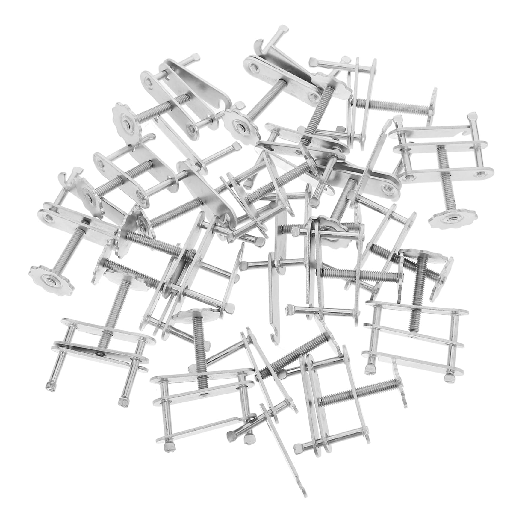 20pcs Spring Hose Clamp Fuel Line Hose Clamp Spring Pinch Screw Compressor Pipe Fixing Clip for Chemical Testing Scientific Experiments