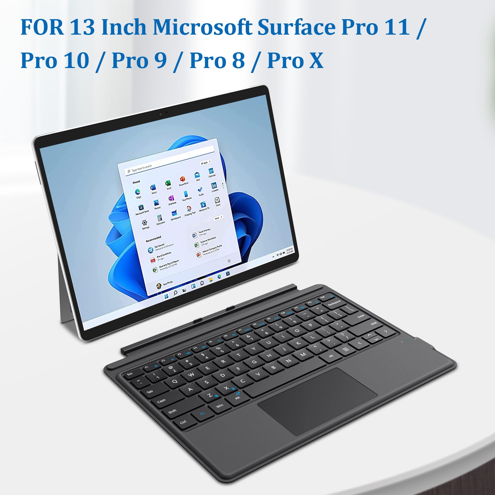 Funda Microsoft Surface Pro 9, Cubierta De Soporte Empresarial De Visualización De Múltiples