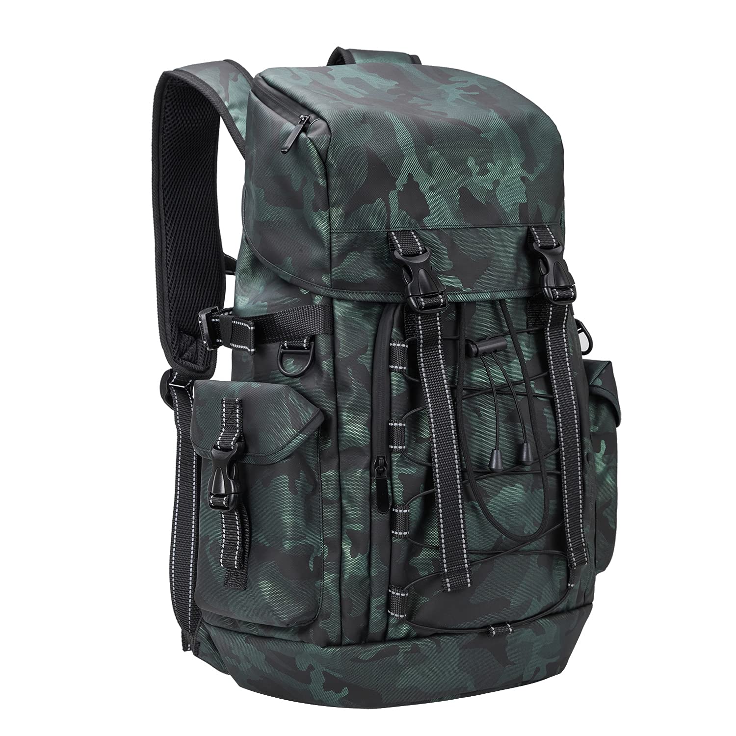 Photo 1 of **NEW**  NOBLEMAN Hiking Backpack Travel Daypack with Rain Cover Lightweight Waterproof Outdoor Camping for Men Women (Green)