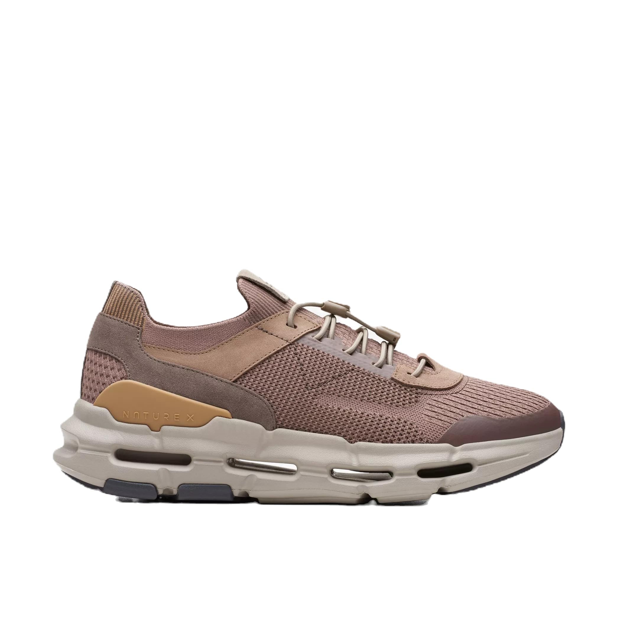 Clarks Baskets NXE Knit homme : soulagez vos pieds fatigués grâce à la maille extensible - 5