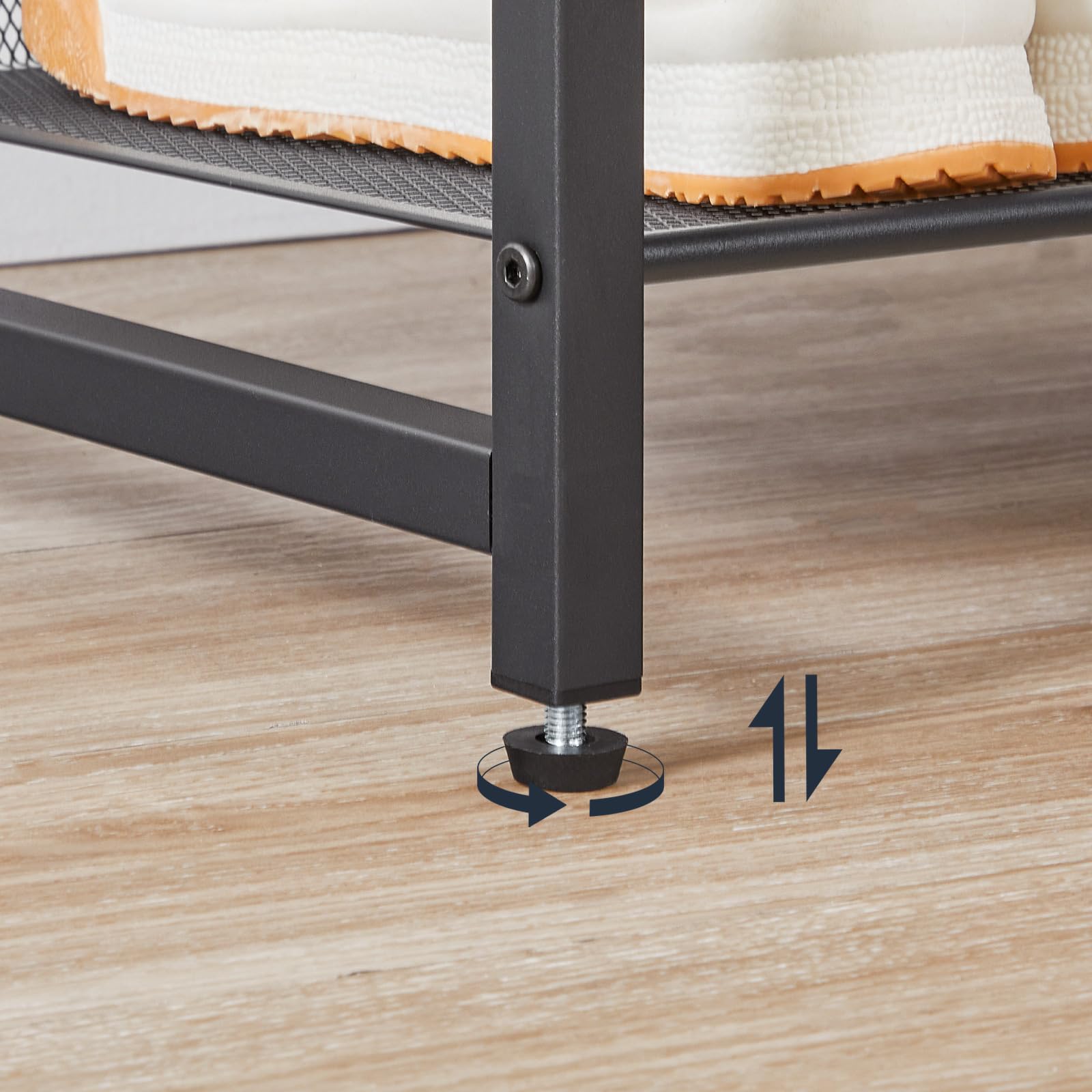 HOOBRO Árbol de Pasillo, Perchero de Entrada, Mueble de Recibidor con Zapatero de 5 Niveles, para Recibidor, Entrada, Armario, Marrón Vintage y Negro, EBF76MT01