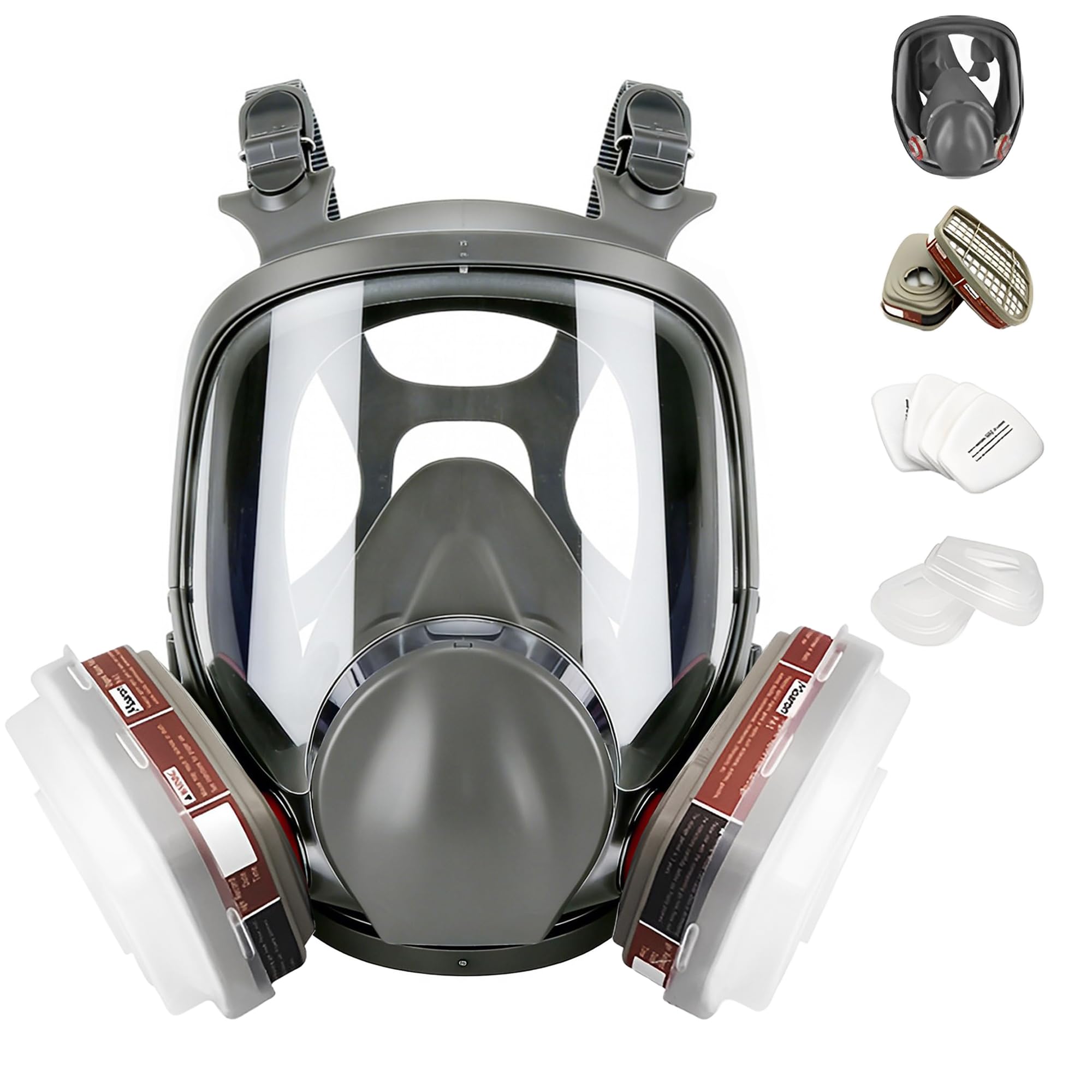 Reusable Half Facepiece with Goggle