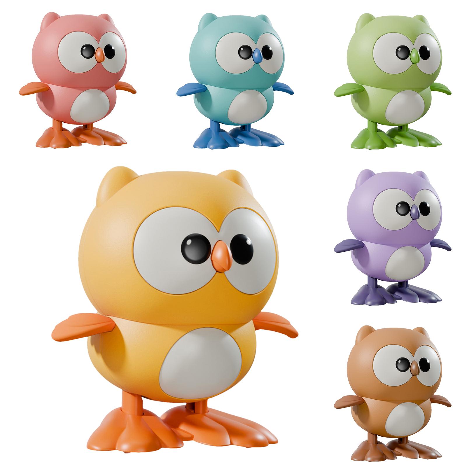 Gkumgwo Jouet à remonter mécanique, Jouets à remonter Mignons | Jouets mécaniques Hibou ambulant,Jouets d'oiseaux colorés pour, Jouet mécanique Mignon pour la Maison, la Maternelle, la crèche