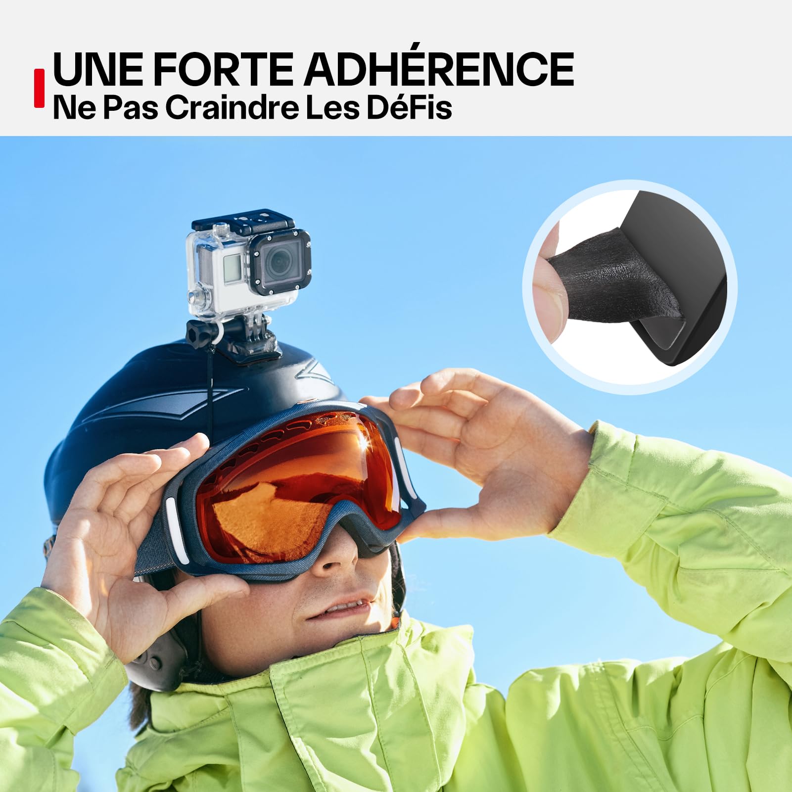 Ruban Adhésif Double Face Extra Fort 50x25mm 10pcs Étanche Résistant Températures Élevées