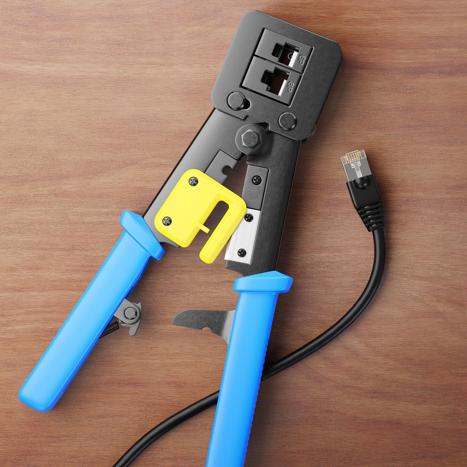 deleyCON Netwerk Kabel Tester RJ11 RJ12 RJ45 ISDN LAN Netwerkkabel