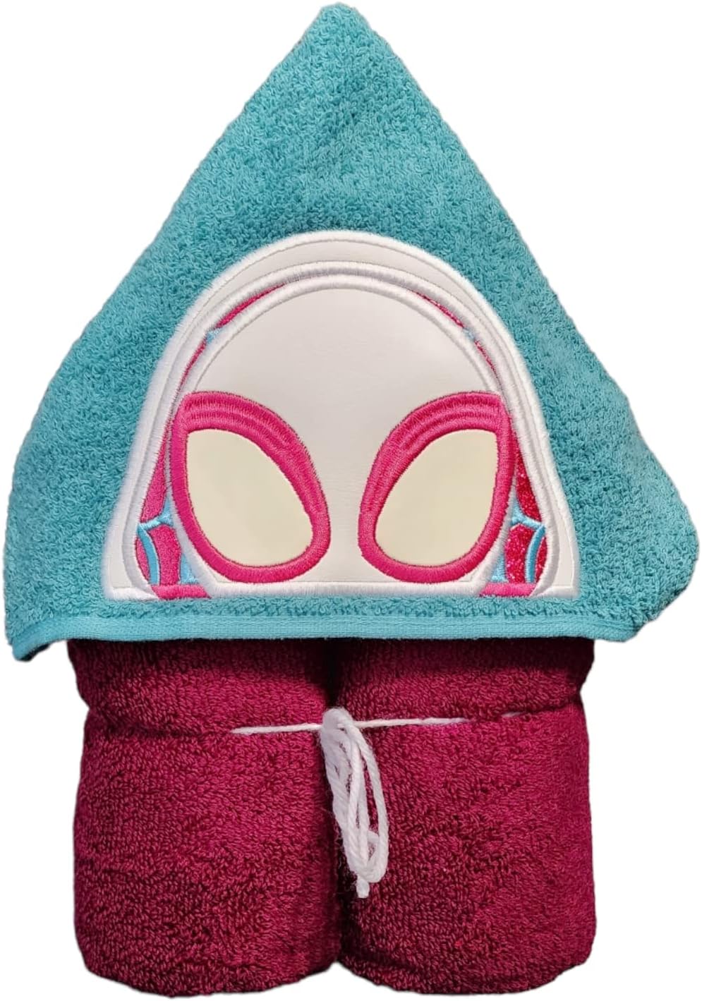 Spider Hero Friends Hooded Bath Towel for Baby Child and Teens (Girl Spider)