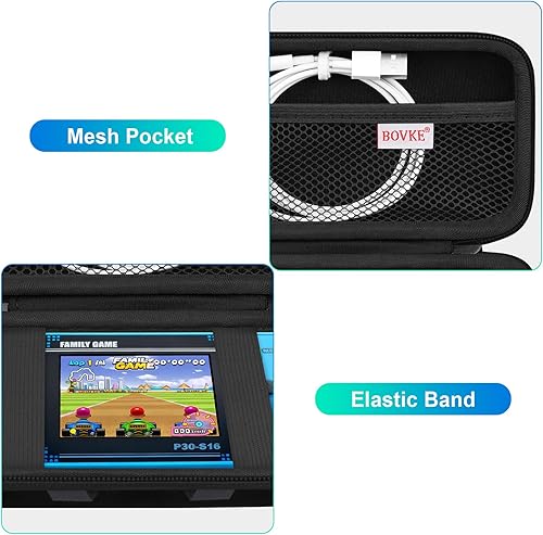 Miniatura 3 de BOVKE Estuche de viaje para suministros para diabéticos, bolsa de transporte para kit de prueba de diabetes, medidores de monitor de glucosa en