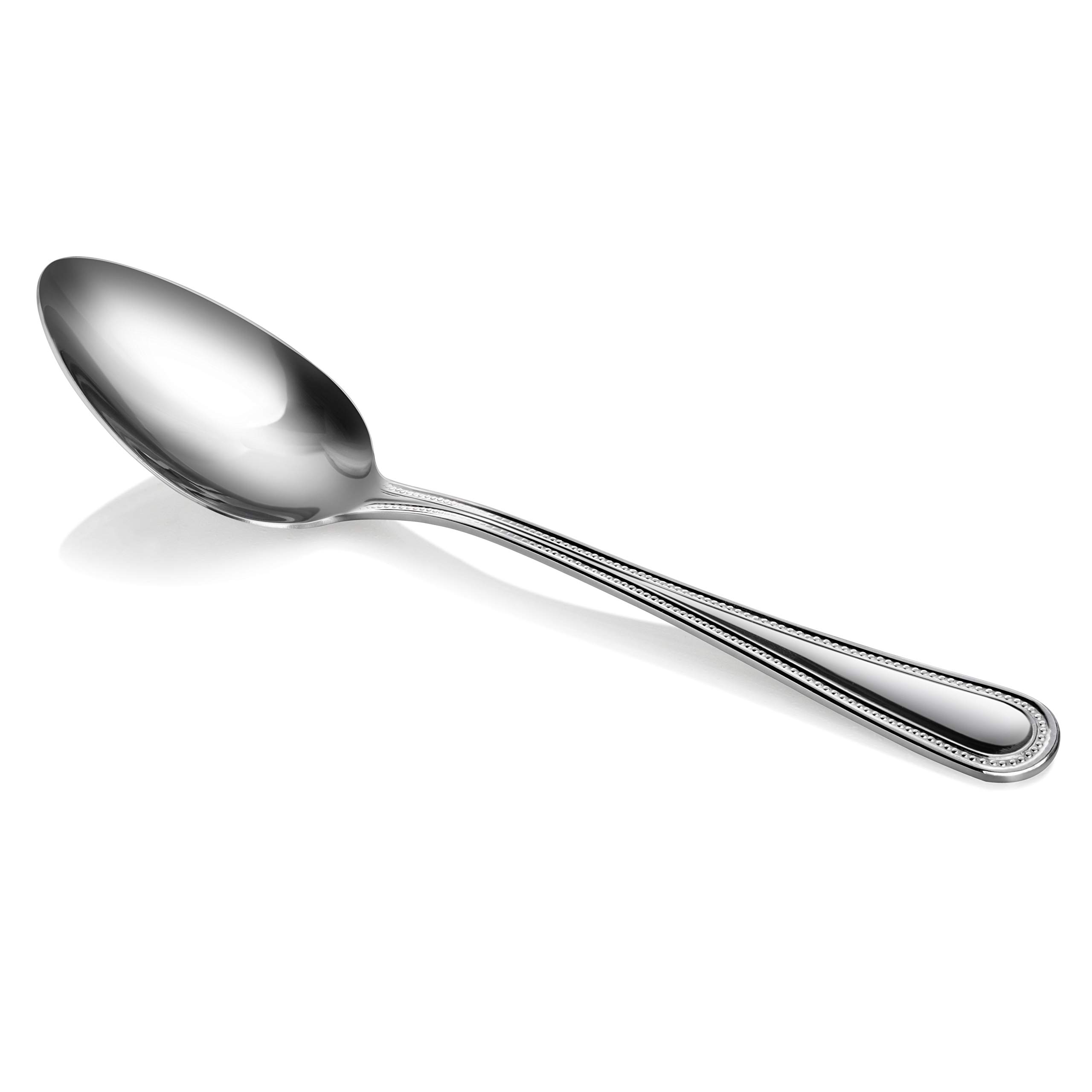 New Star Foodservice 1029420 - Set di 12 cucchiaini da pranzo in acciaio inox 18/0