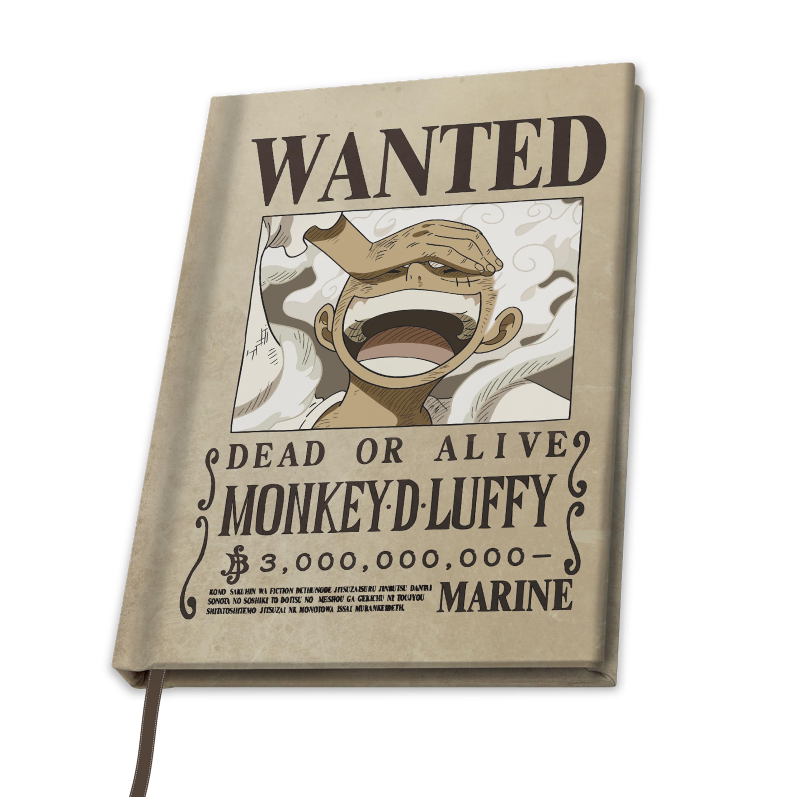 ABYSTYLE - ONE PIECE Wanted Luffy Wano A5 Notebook