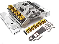 Speedmaster PCE435.1005 Chevy SBC 350 Aluminum Cylinder Head Top End Combo Kit - High-Flow Performance Upgrade