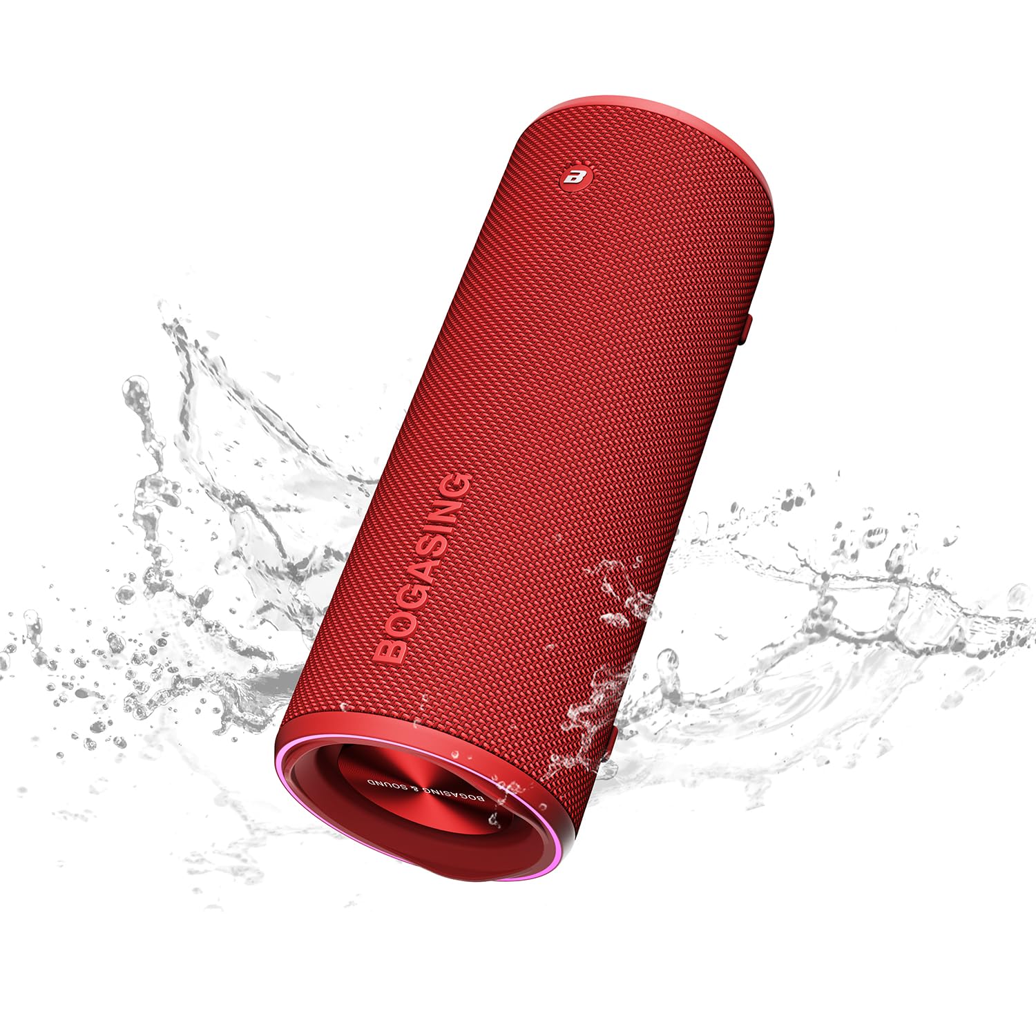 BOGASING Space M200 Cassa Bluetooth Portatile con Suono Dinamico da 50W | Luci RGB, Suono Potente & Bassi Incisivi, IP67, 24H, Altoparlante Bluetooth 5.3, EQ, TF-Card, AUX, Riproduzione Audio USB-C